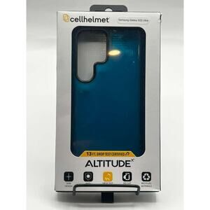 Cellhelmet Altitude X Case for Samsung Galaxy S23 Ultra Blue Clear Slim Design